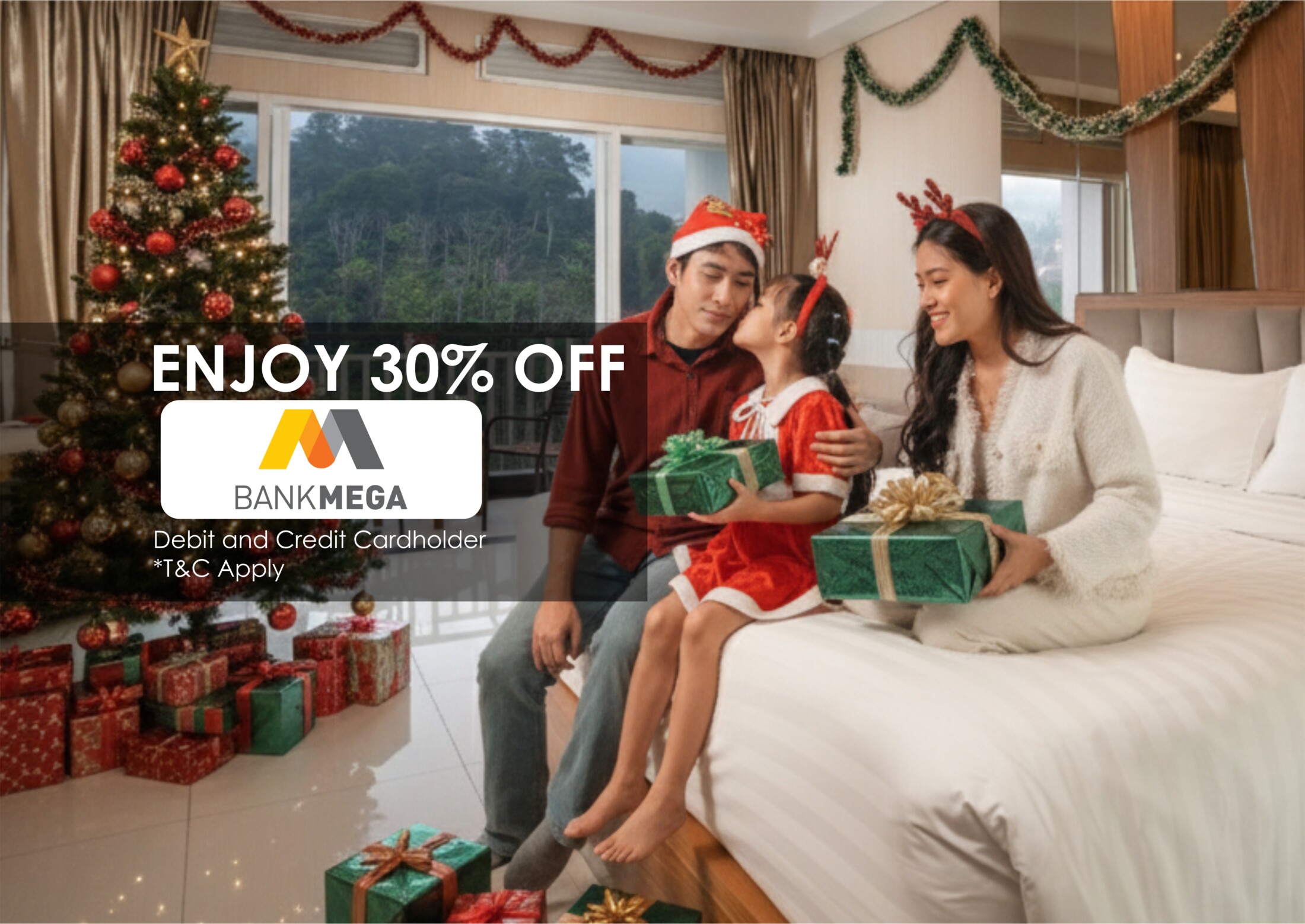 A Sparkling Christmas Getaway with Bank Mega!